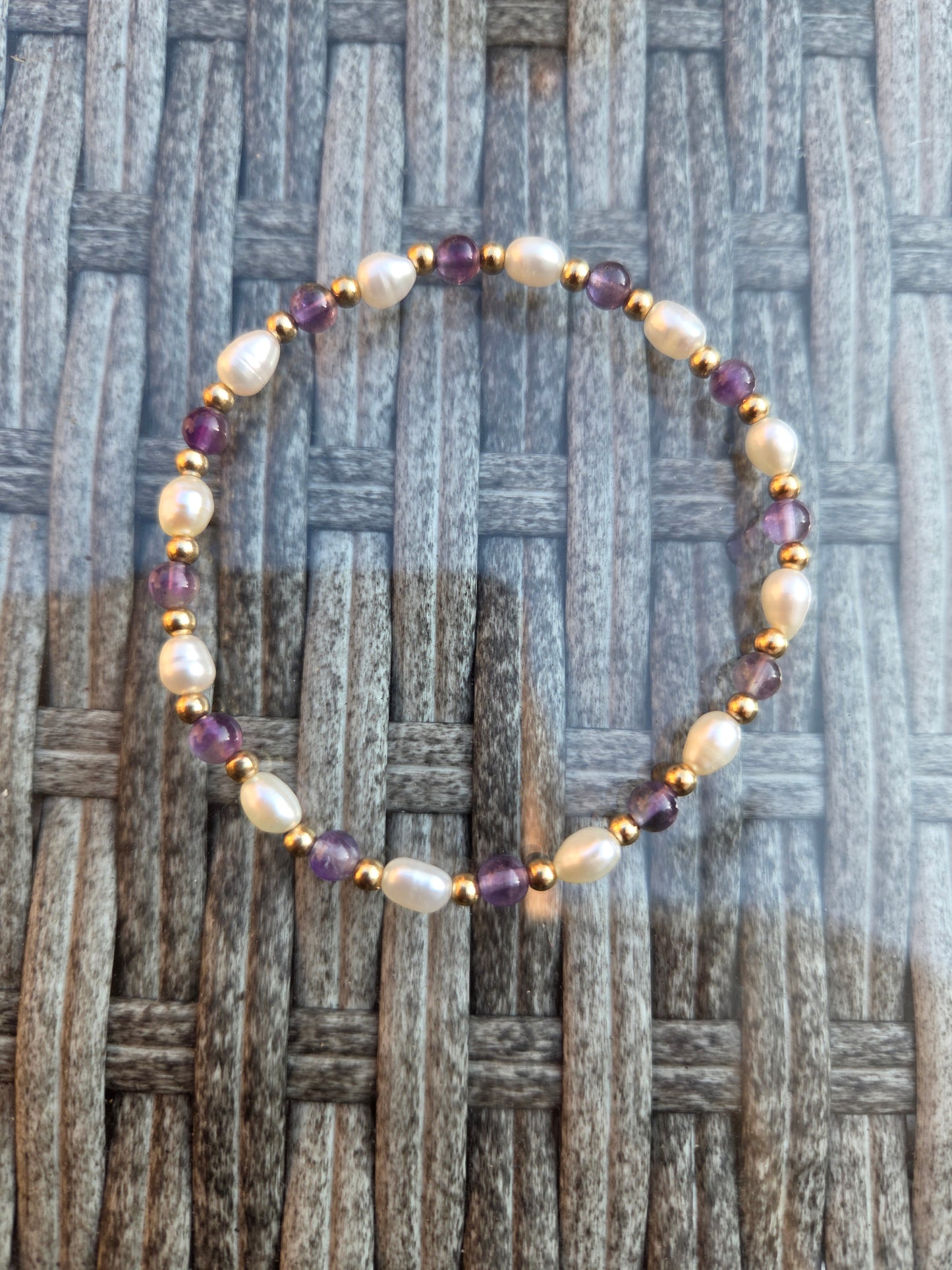 Pearl and Crystal bracelets