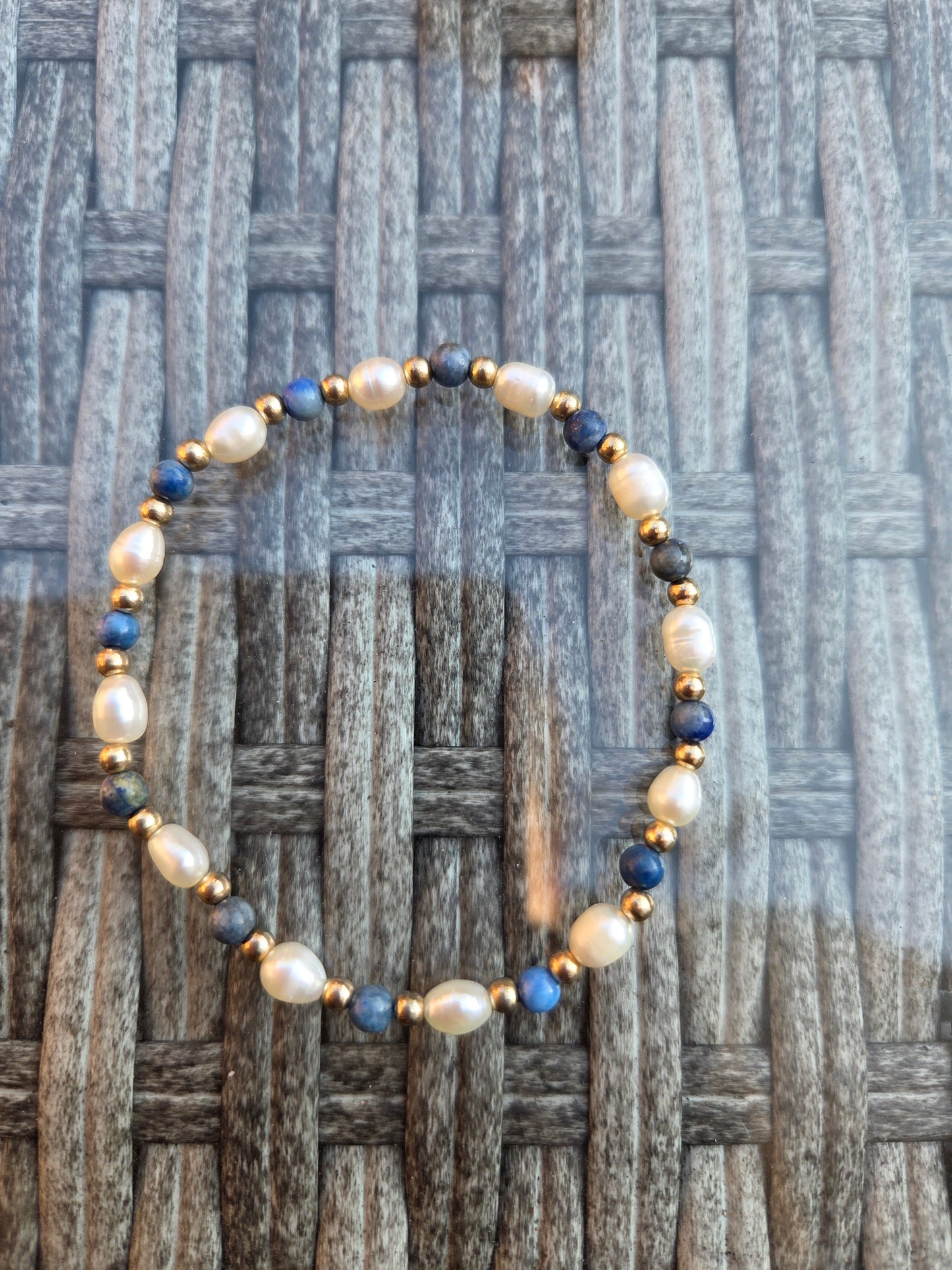Pearl and Crystal bracelets