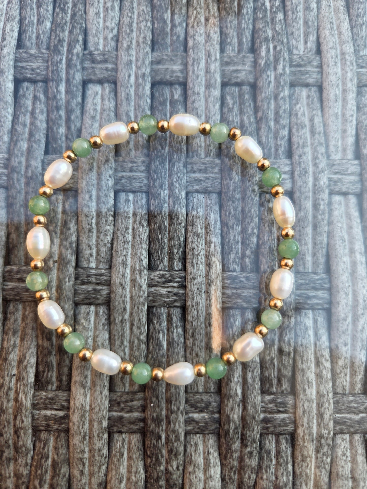 Pearl and Crystal bracelets