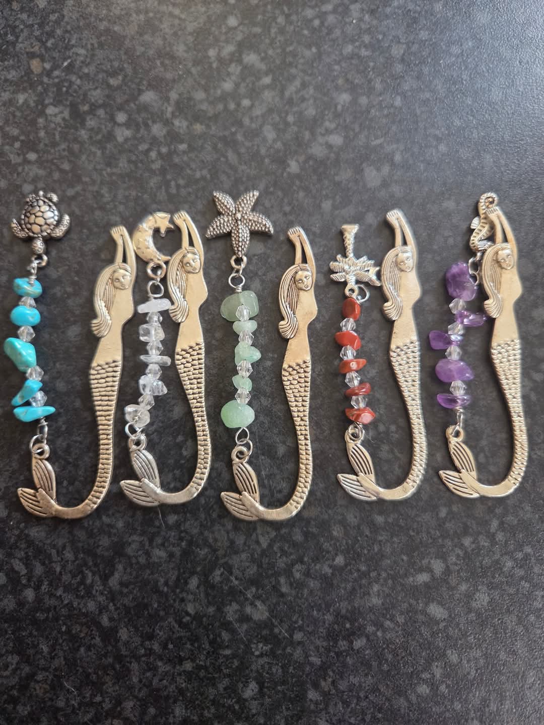 Owl and mermaid book marks