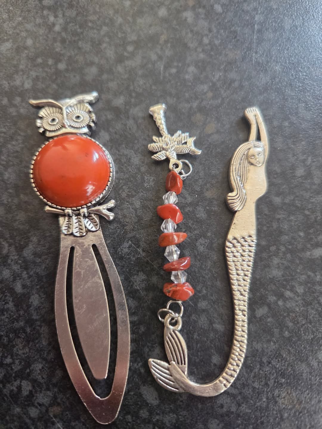 Owl and mermaid book marks