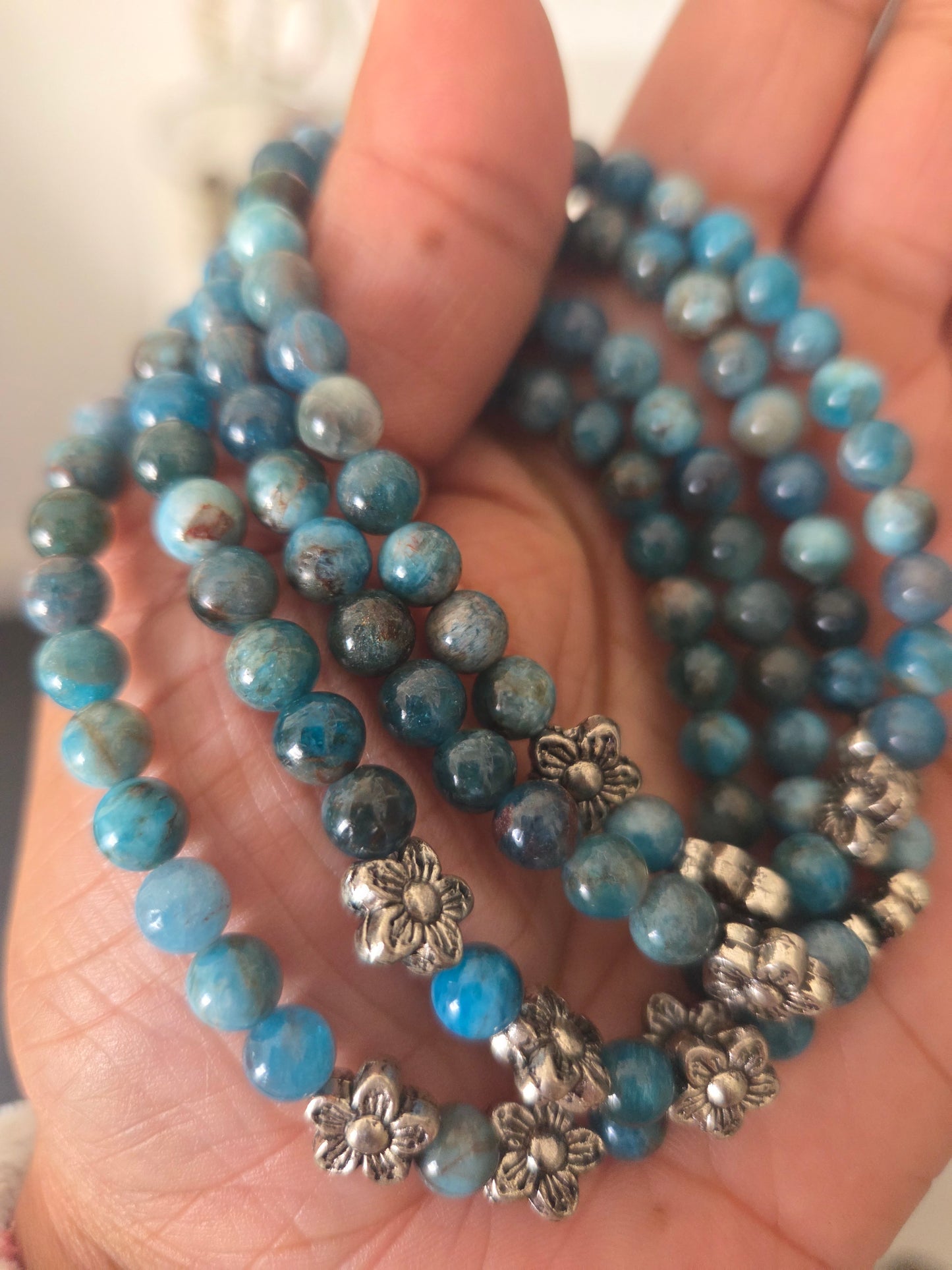Blue Apatite bracelets