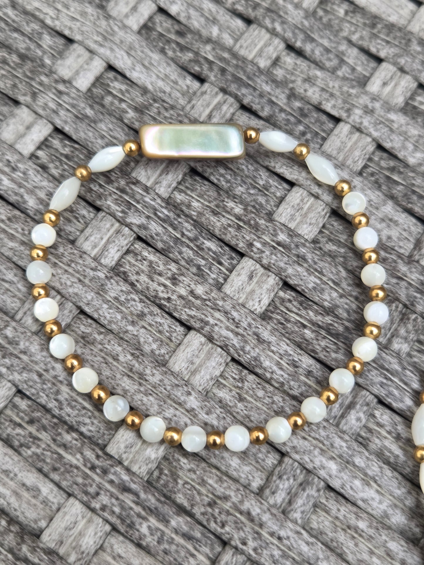 Abalone and mother of the pearl.