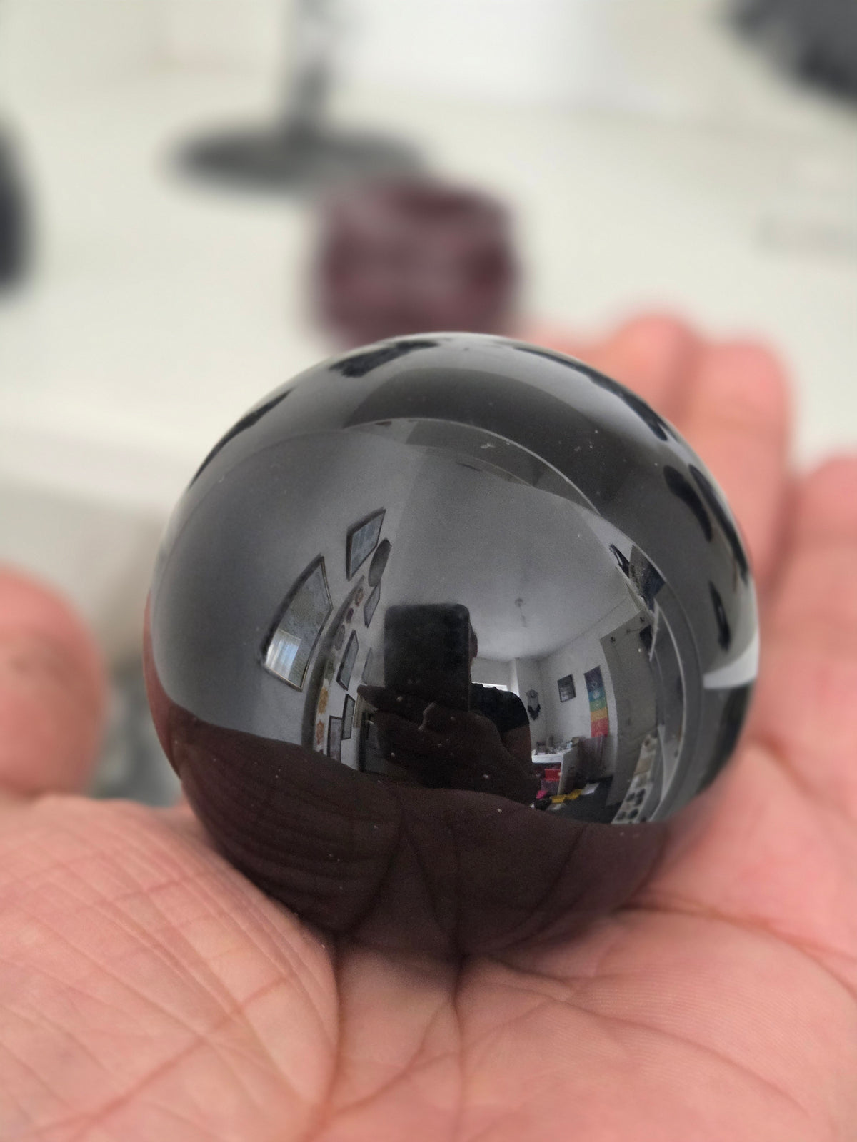 Obsidian sphere