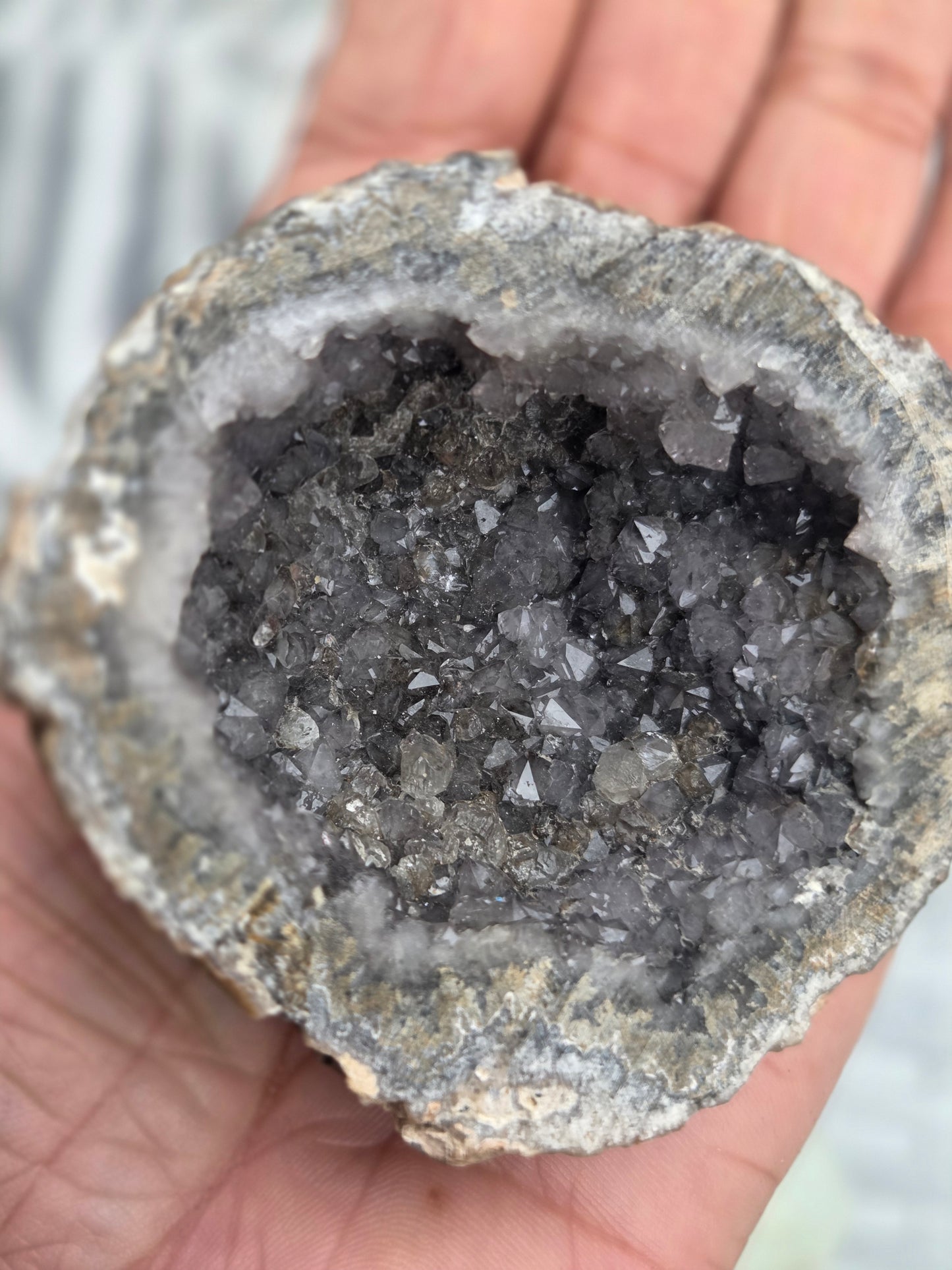 Half geode