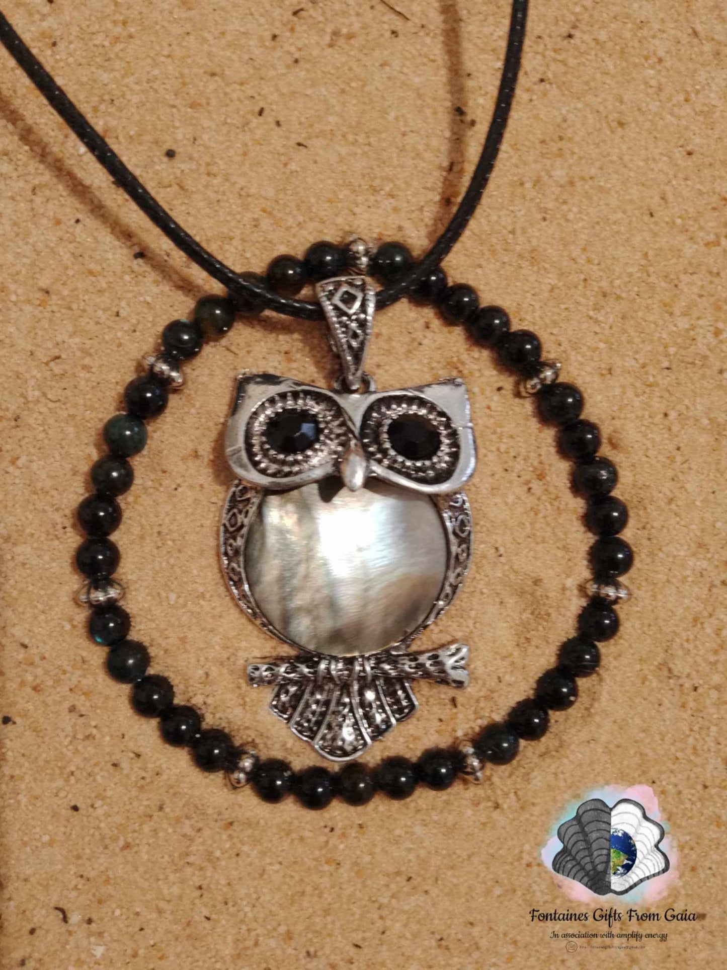 Black Lip Shell and Owl Spirit