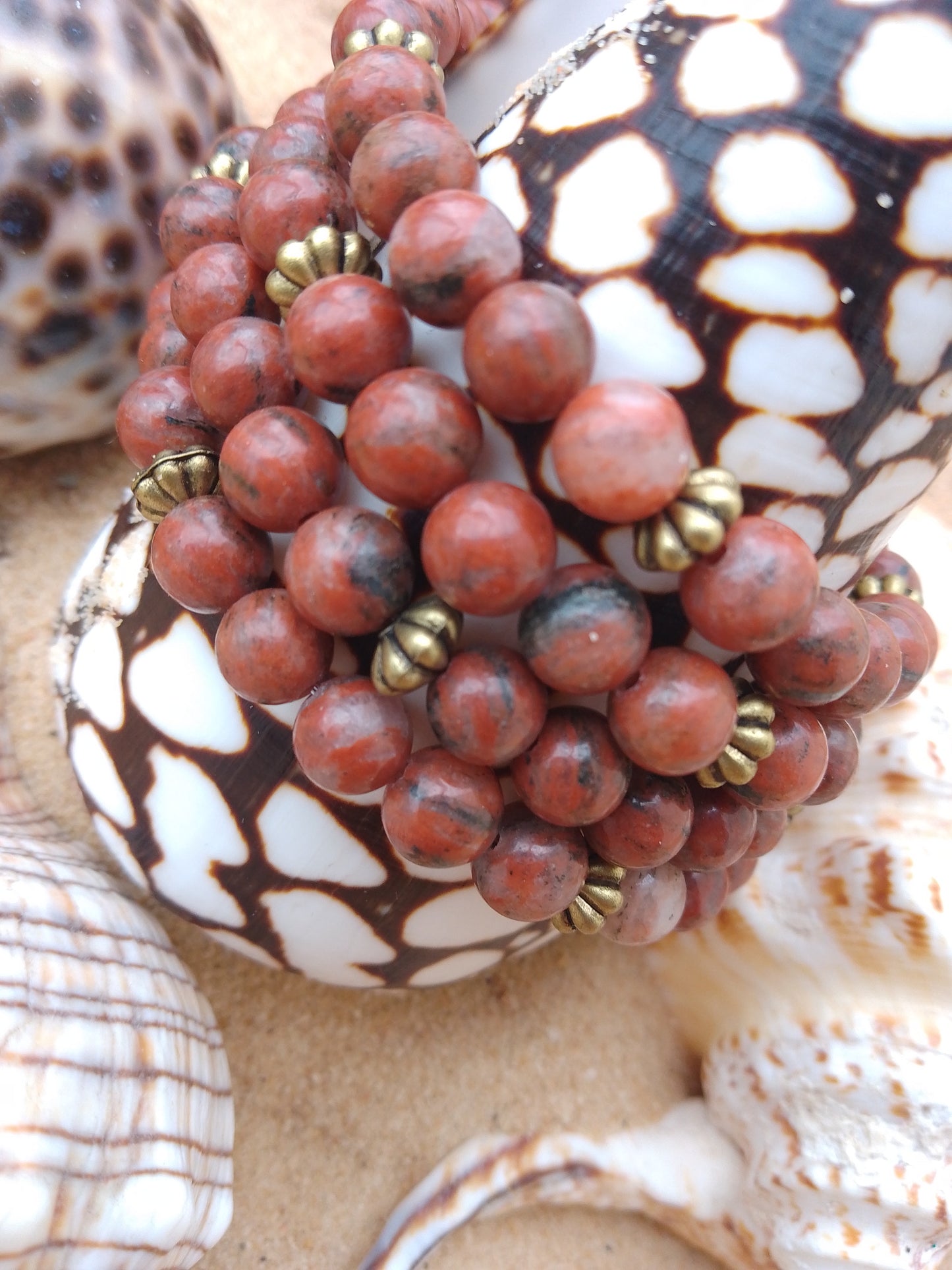 Red sesame Jasper