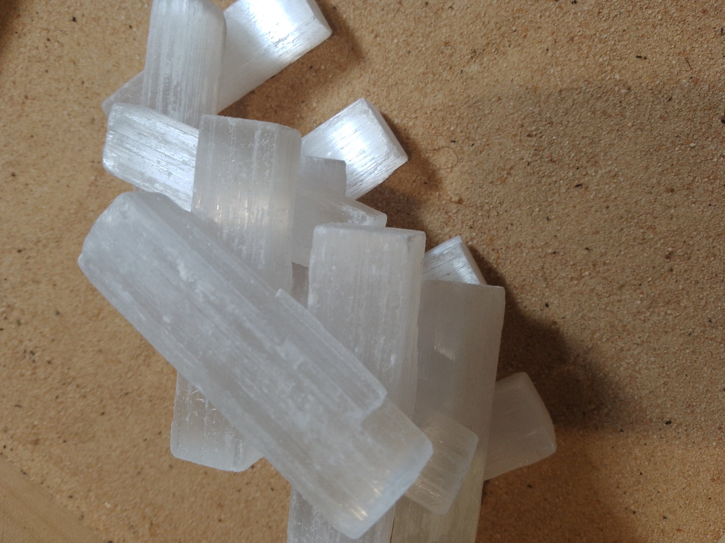 Selenite crystal