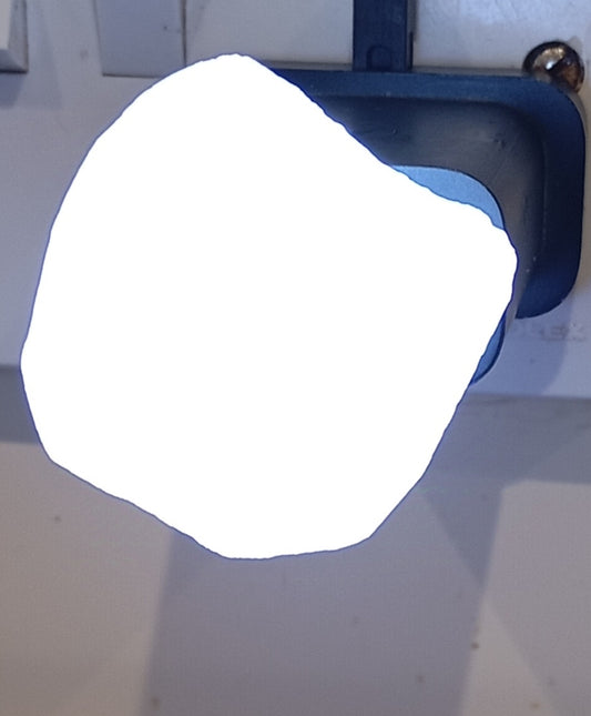 Clear quartz USB night lights.