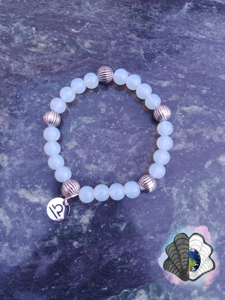 Opalite and Zodiac Sign Bracelets