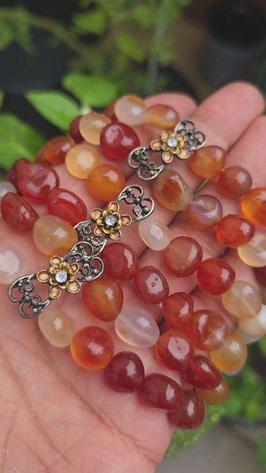 Double Brazil Agate bracelets