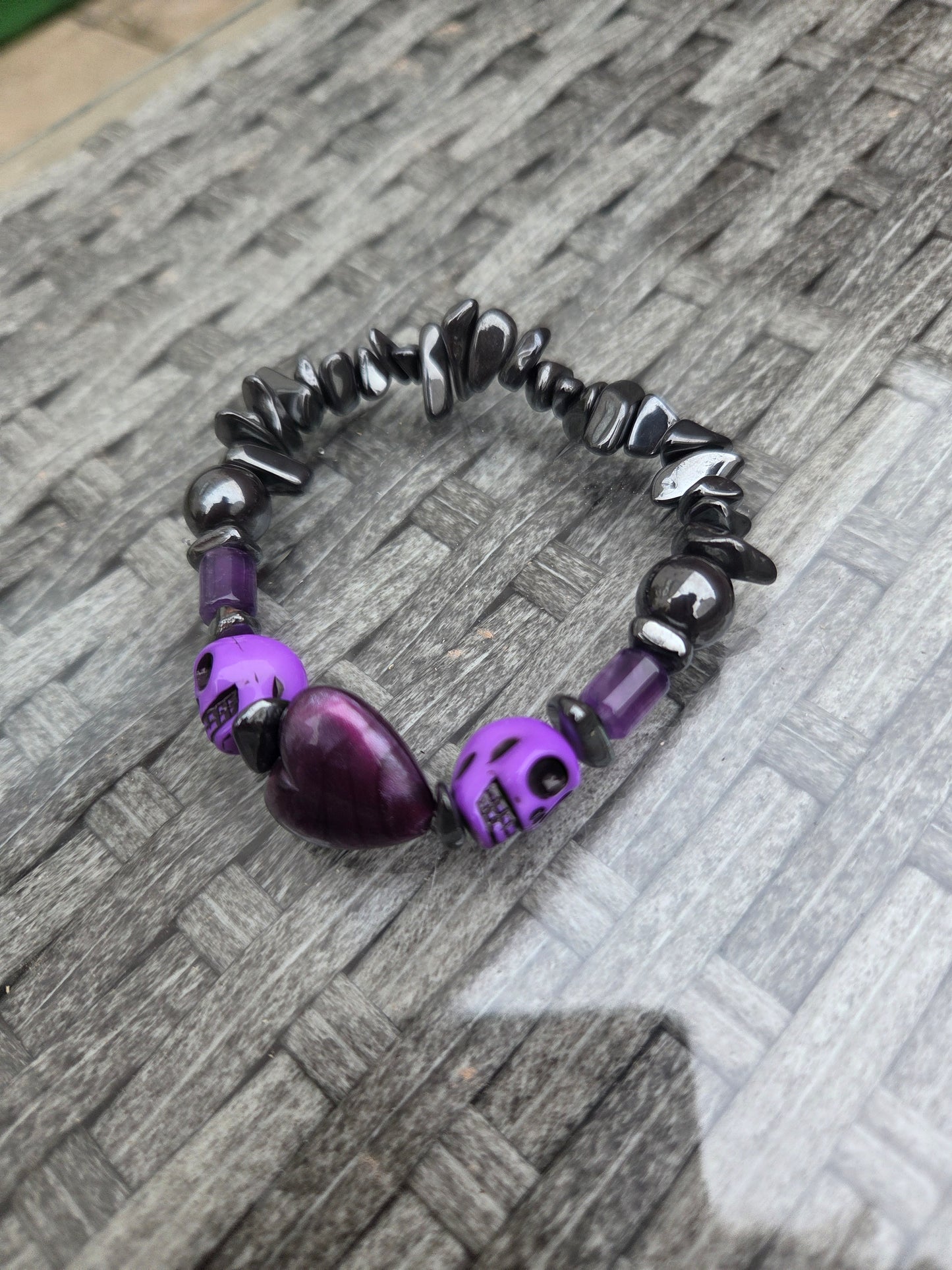 Hematite and Amethyst