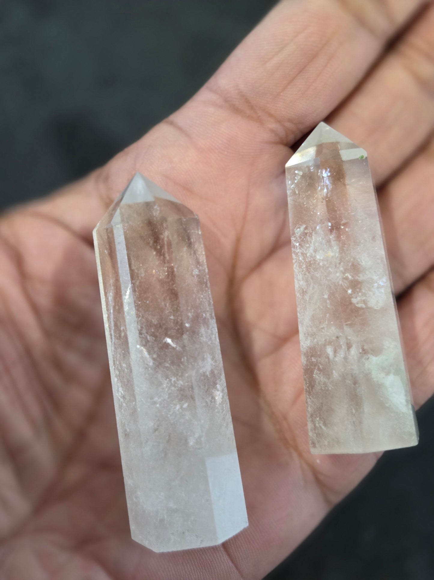 Clear Quartz tower.