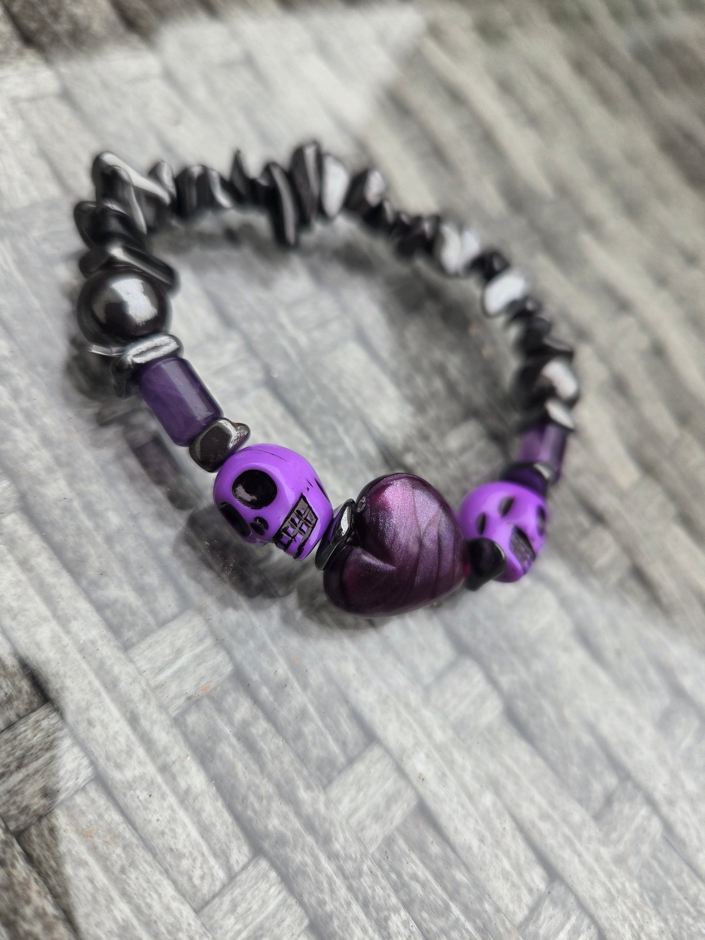 Hematite and Amethyst