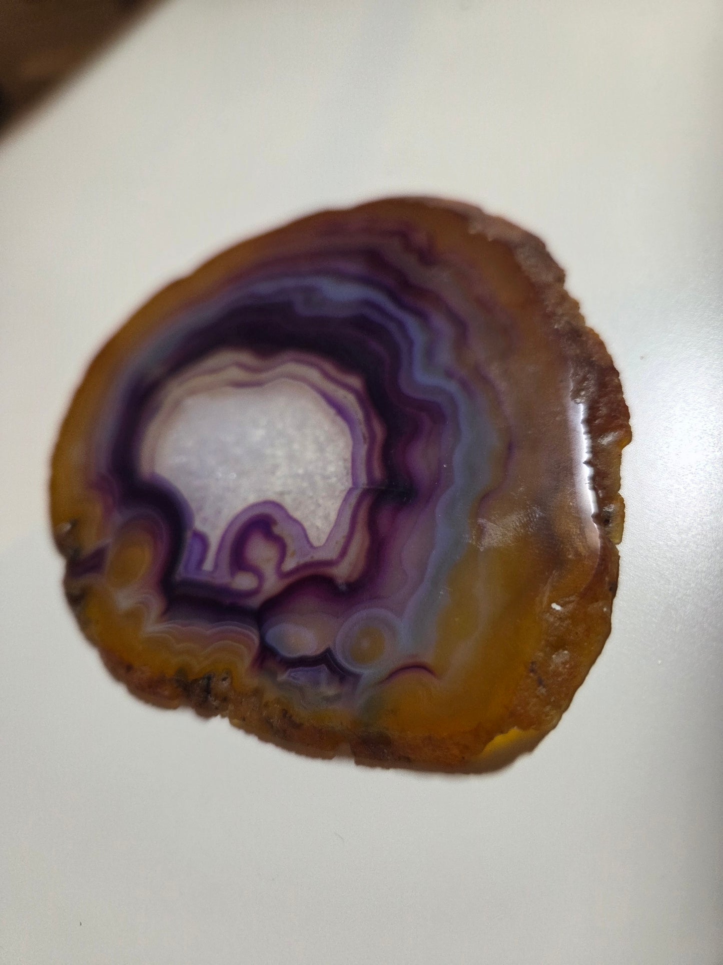 Dyed Agate slice