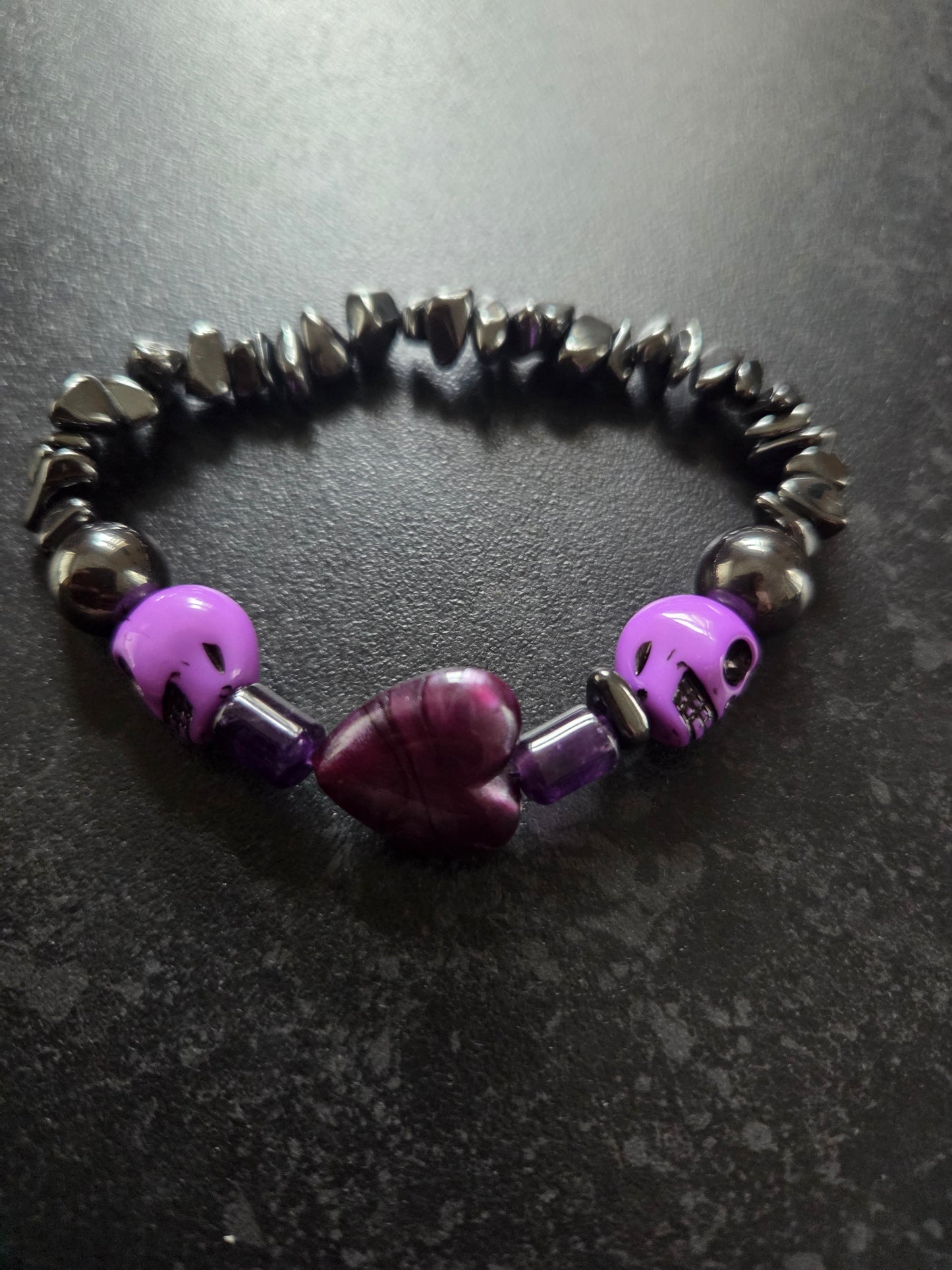 Hematite and Amethyst